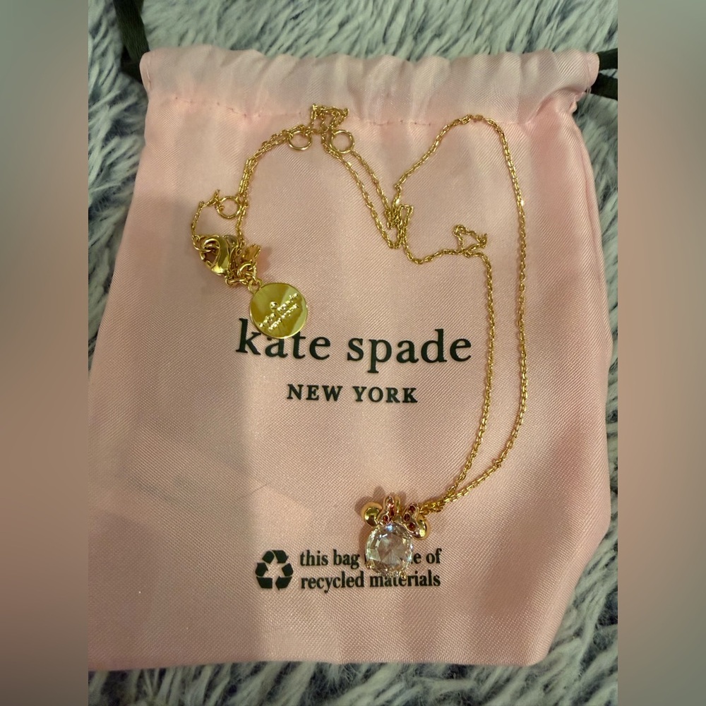 NWOT Kate Spade C Disney's Minnie
Rhinestone Pendant Necklace